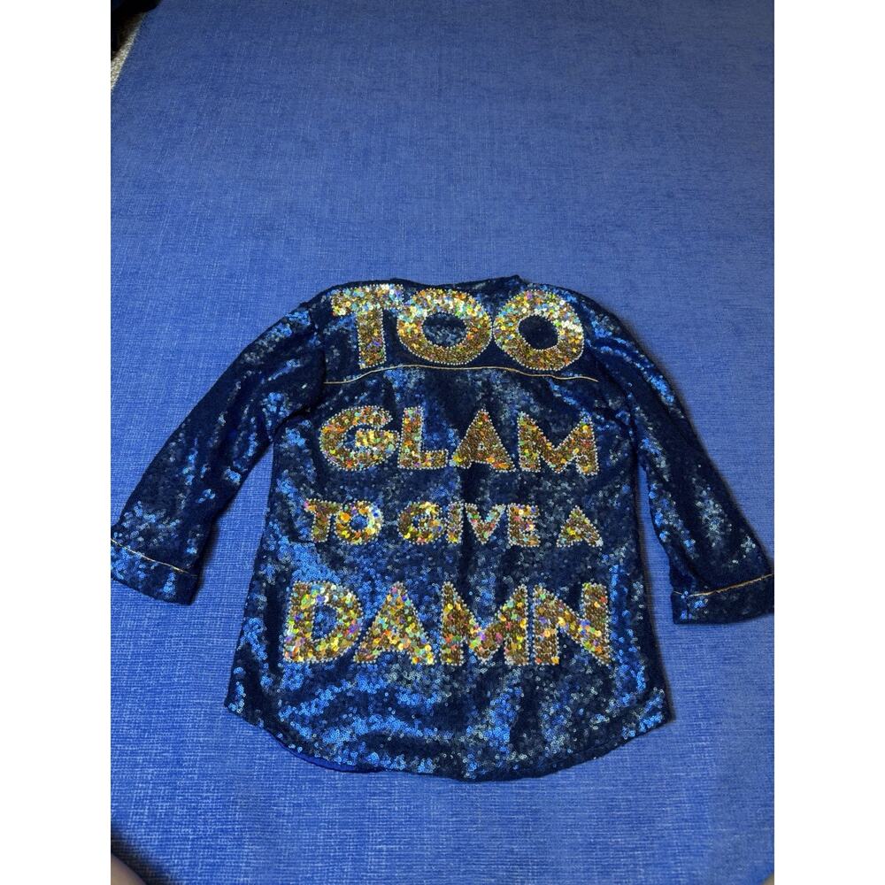 House of Mua Mua Too Glam To Give A Damn Sequin X Small